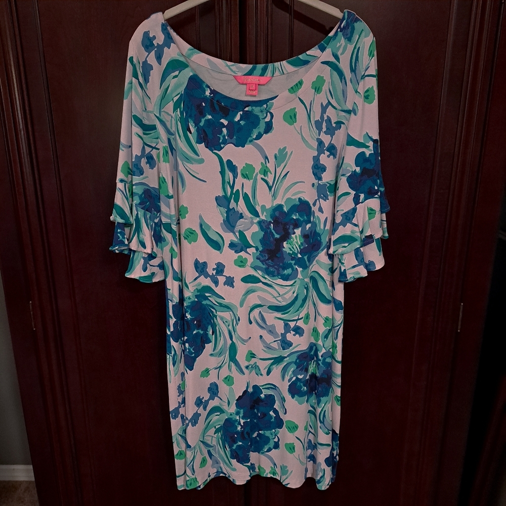 Lilly Pulitzer Lula Dress - Pink Tropics Sweet Pea